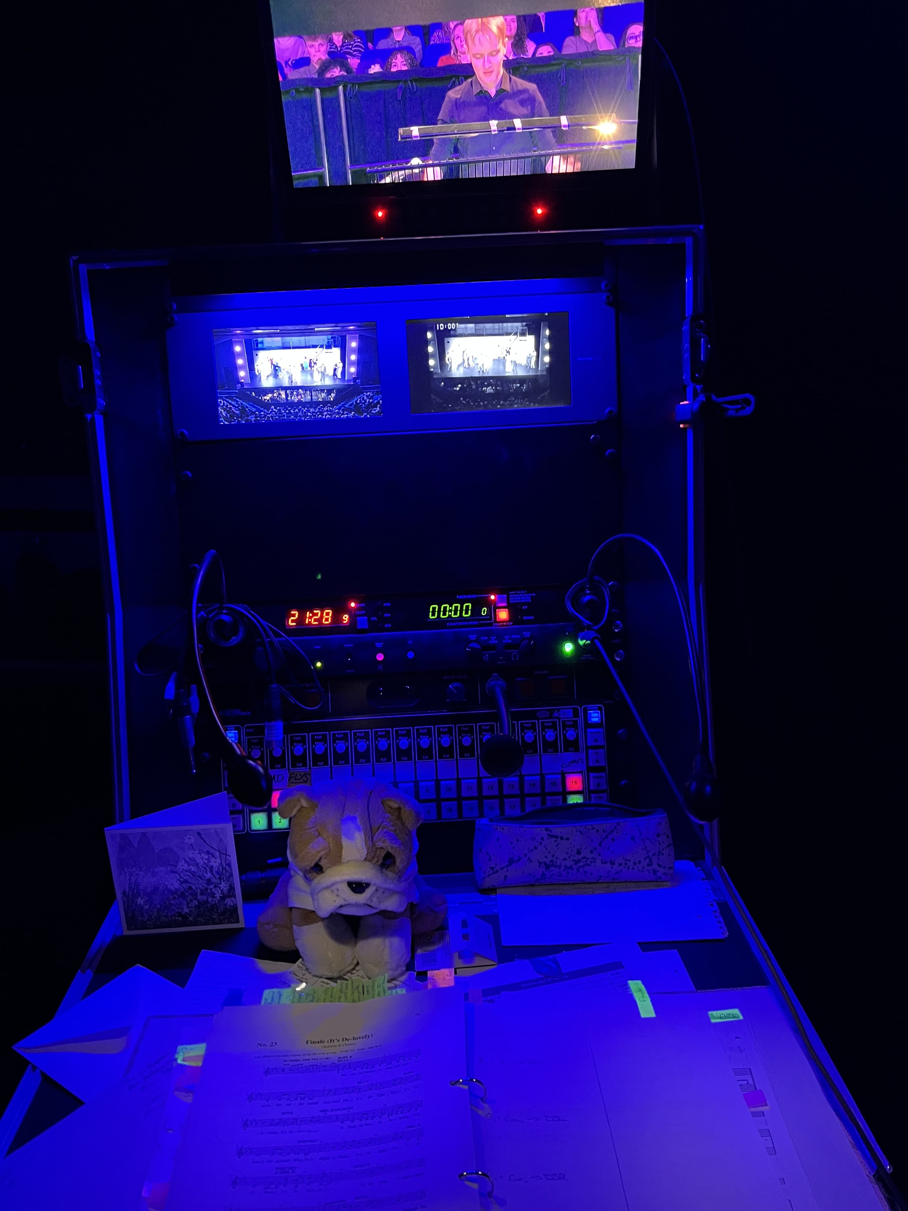 Leli hard at work during Act 2