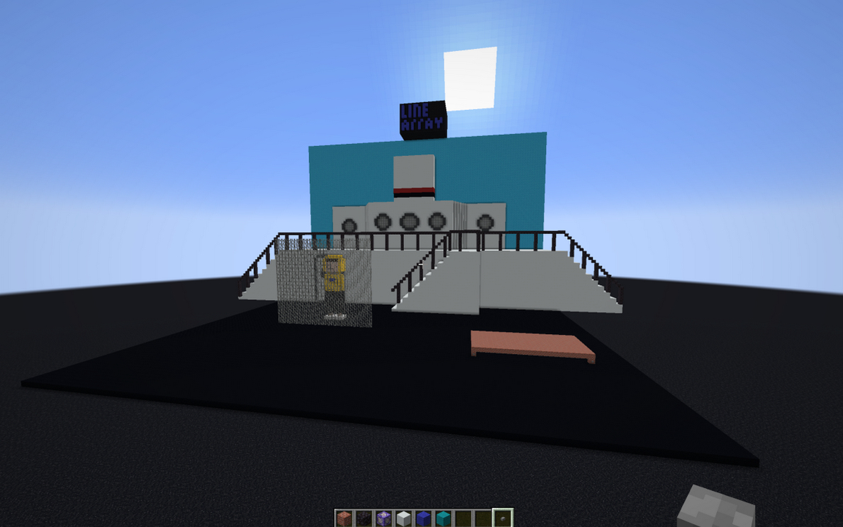 Minecraft model of the Anything Goes 24/25 set