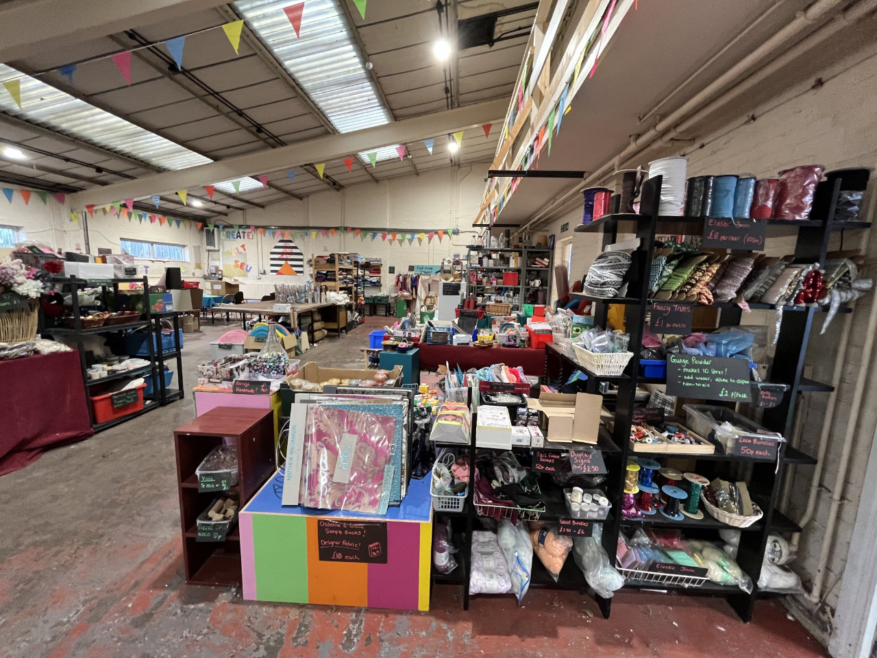 The Scrapstore main floor