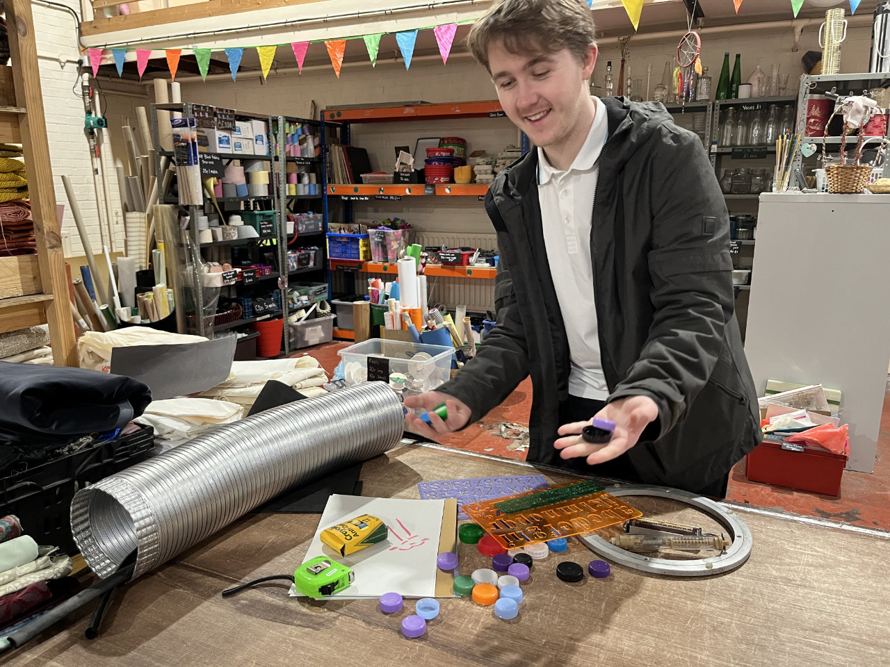 Max at The Scrapstore